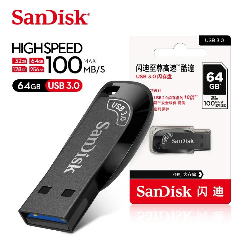 SanDisk  Ż ̺, PC U ũ ޸ ƽ, 32GB, 64GB, 128GB, CZ410, USB3.0 ÷ ̺, 128GB